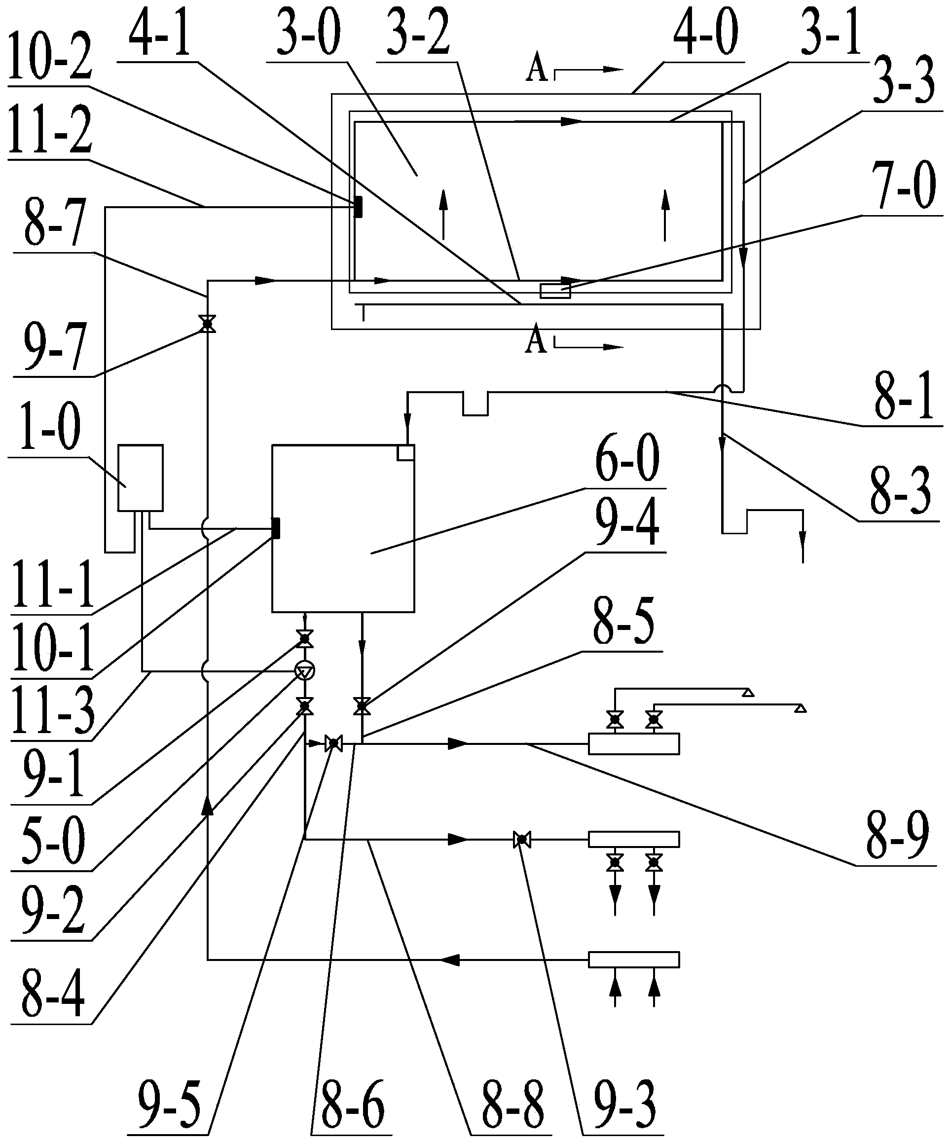 Plate solar collector and building integrated system