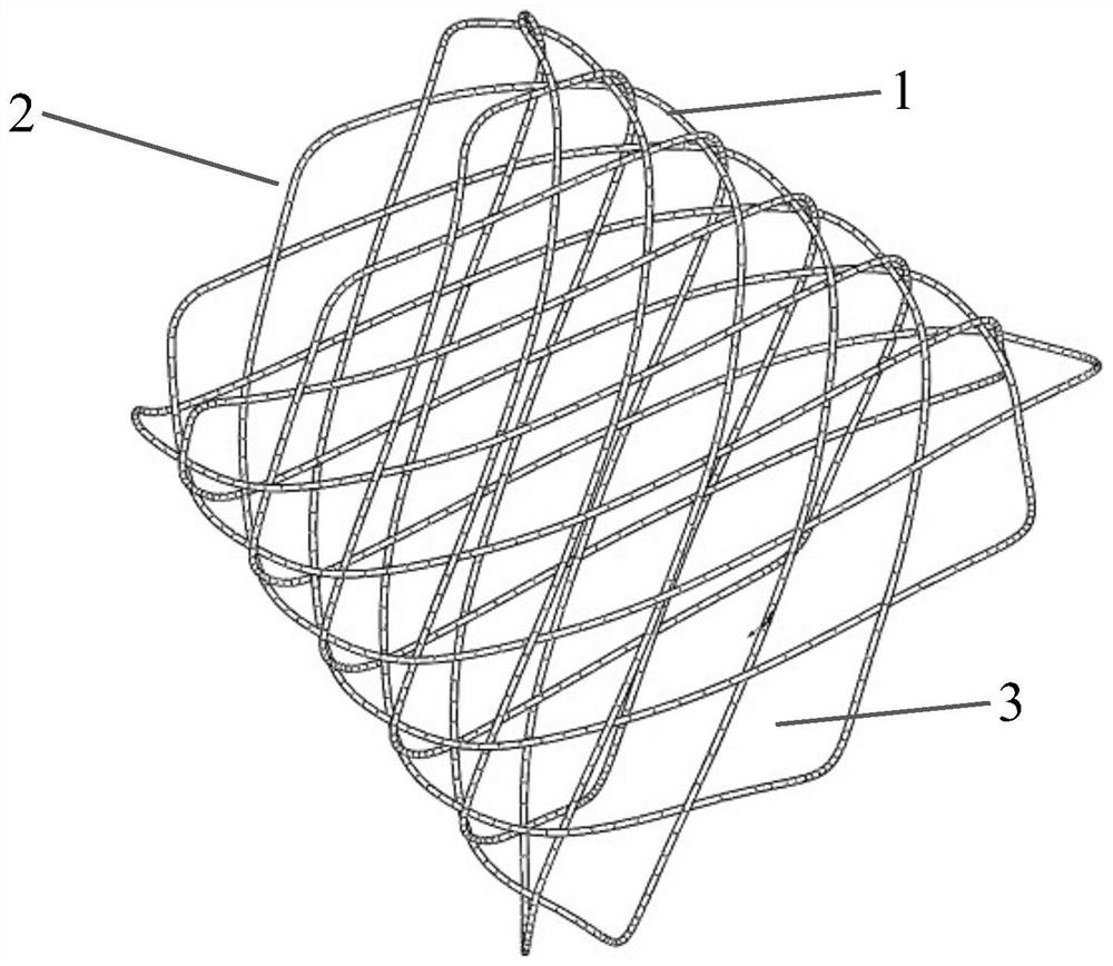 Degradable woven stent, weaving device and weaving method