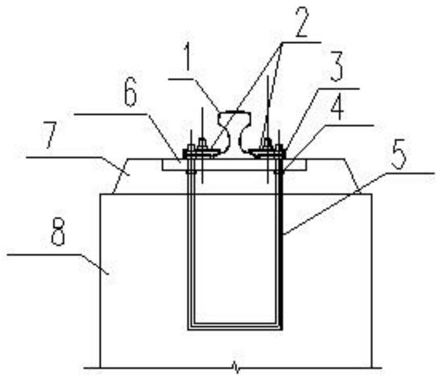 Method for laying ground tracks supported at intervals