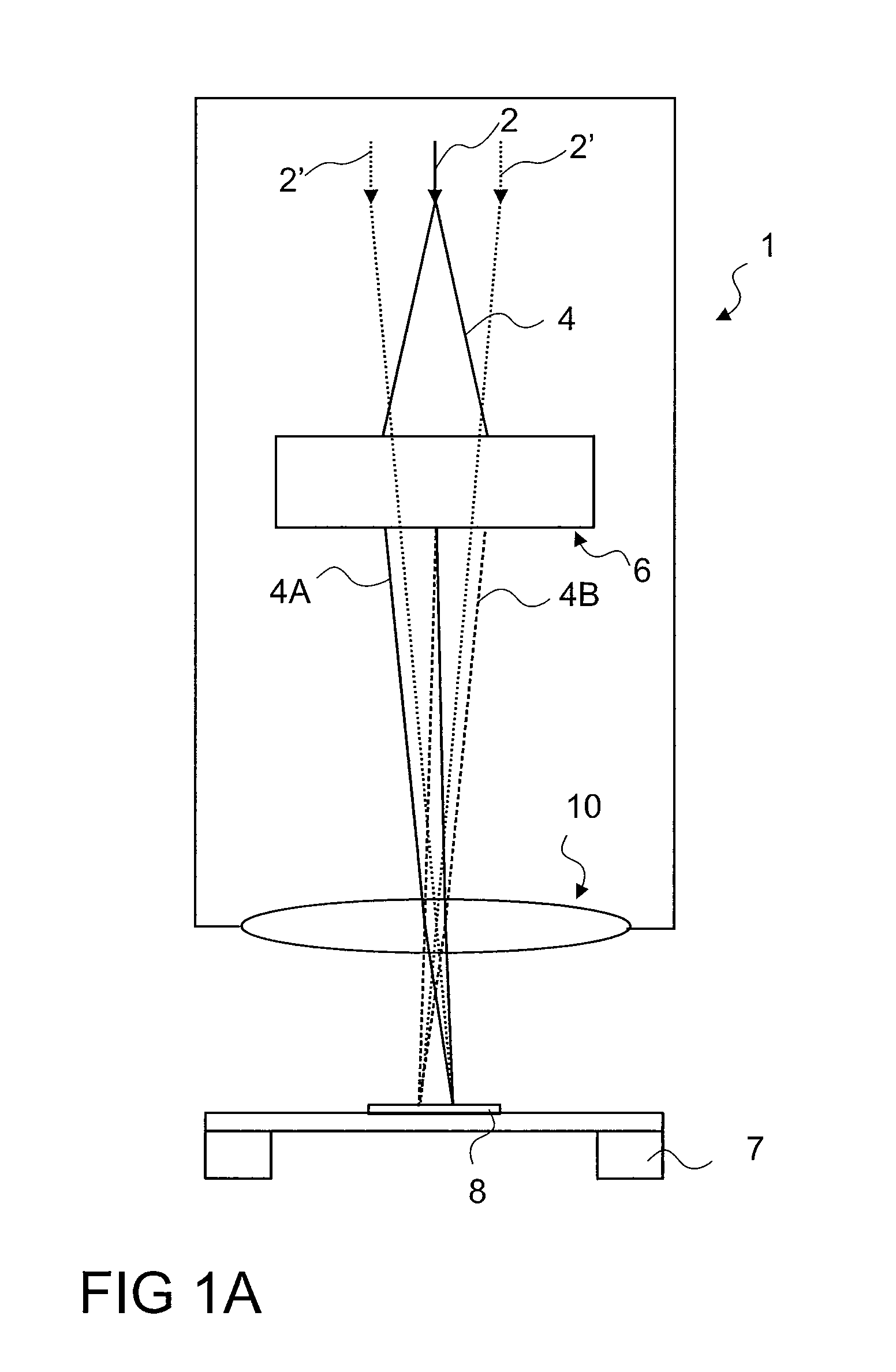 Twin beam charged particle column and method of operating thereof