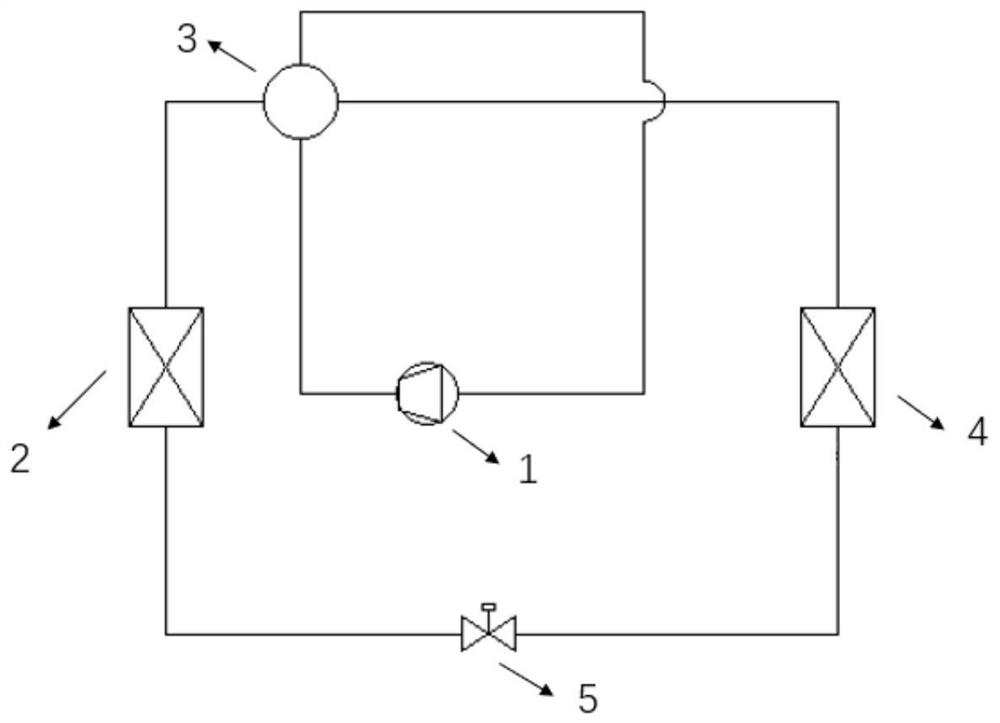 Vehicle air conditioning system and vehicle with same