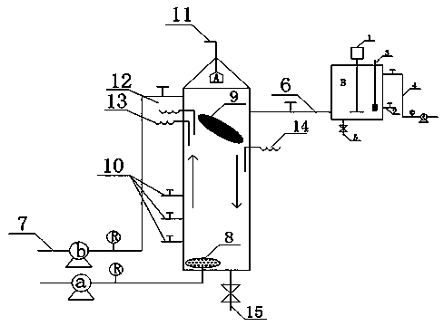 Aerobic denitrification reactor with mycelium pellet as carrier and method for synchronous operation of nitrification and denitrification