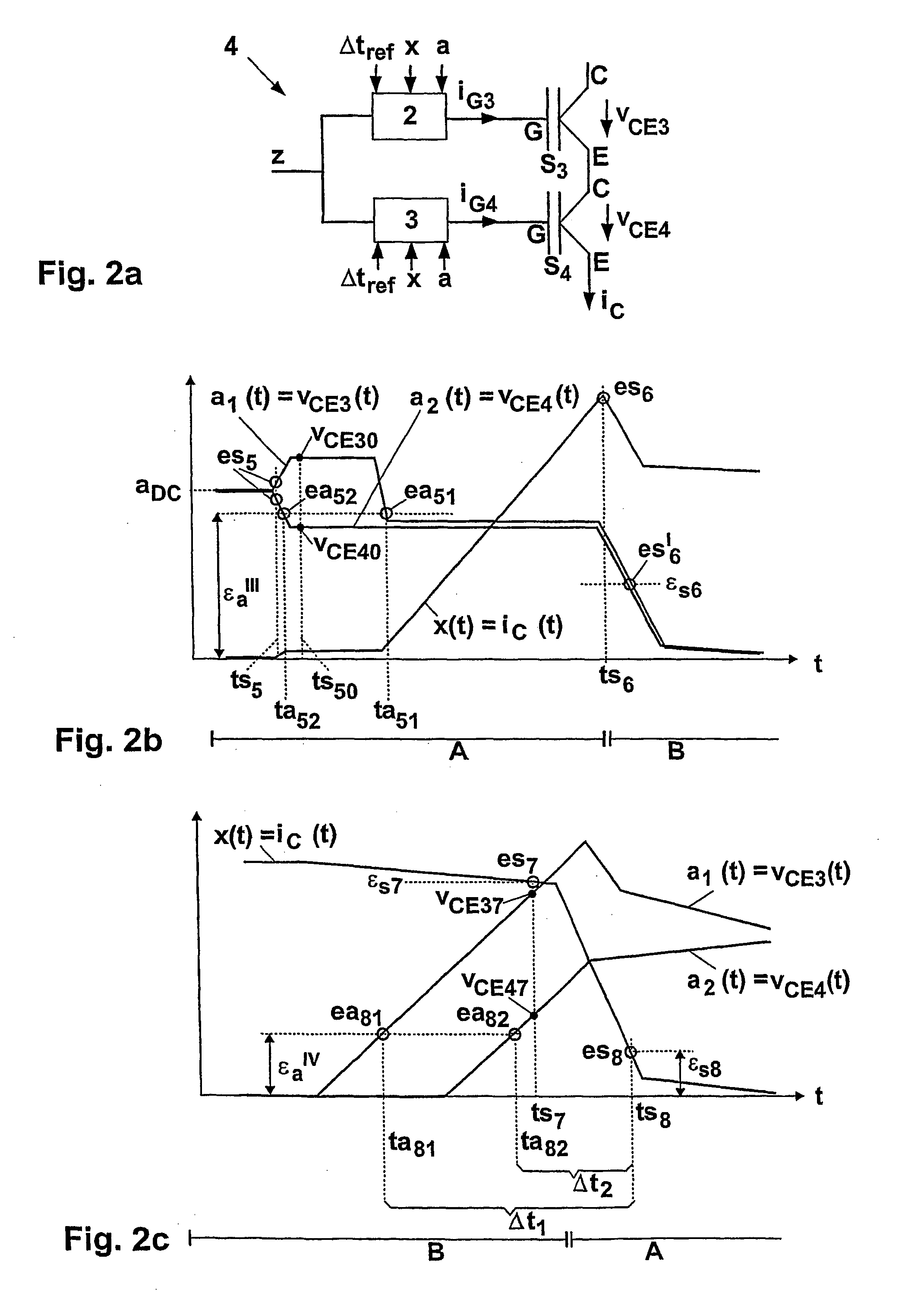 Method for the dynamic balancing of series- and parallel-wired power semiconductor circuits