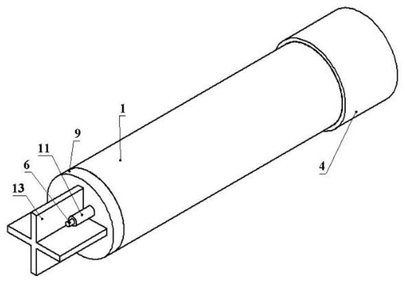 Novel four-casing-pipe buckling restrained brace