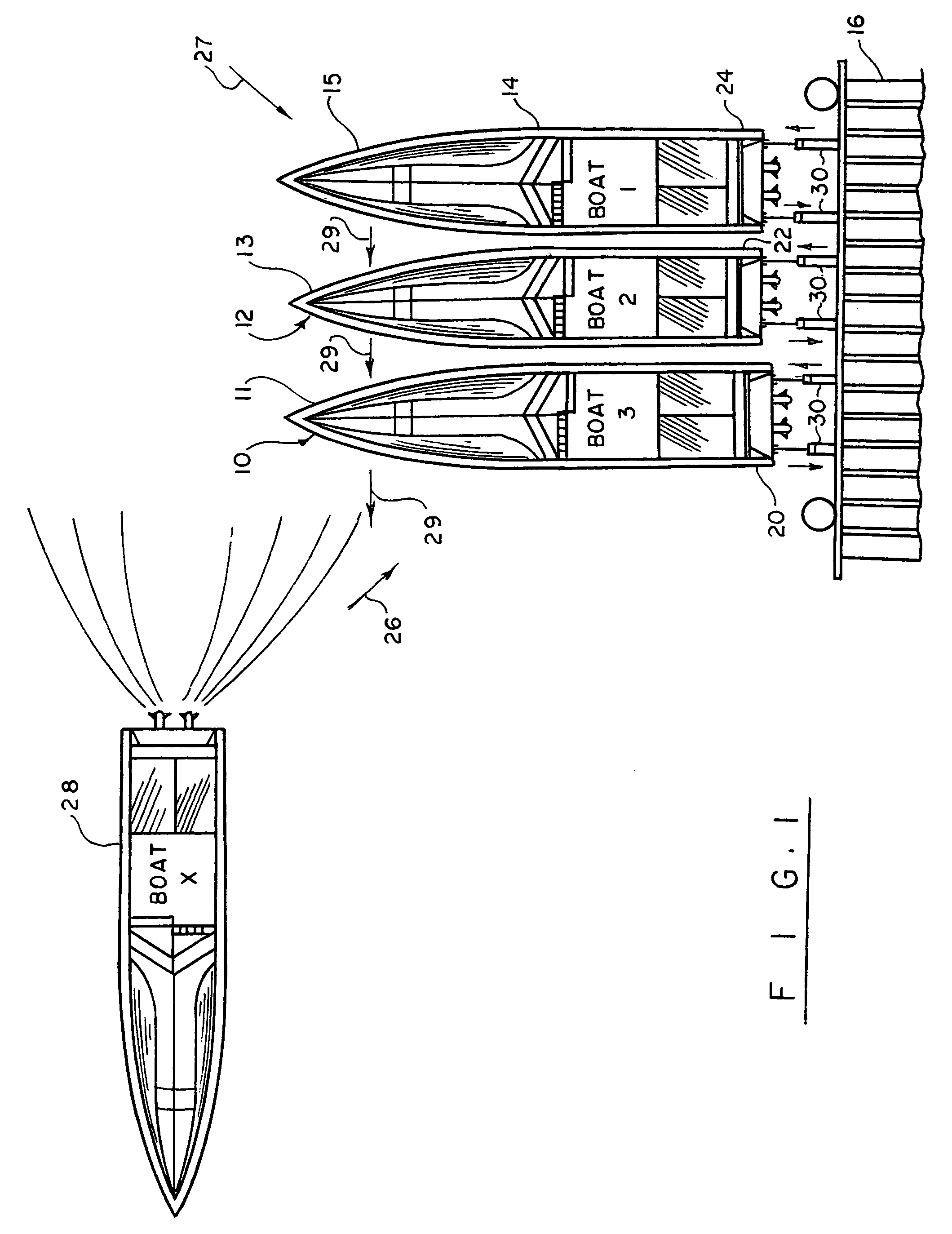 Boat docking apparatus