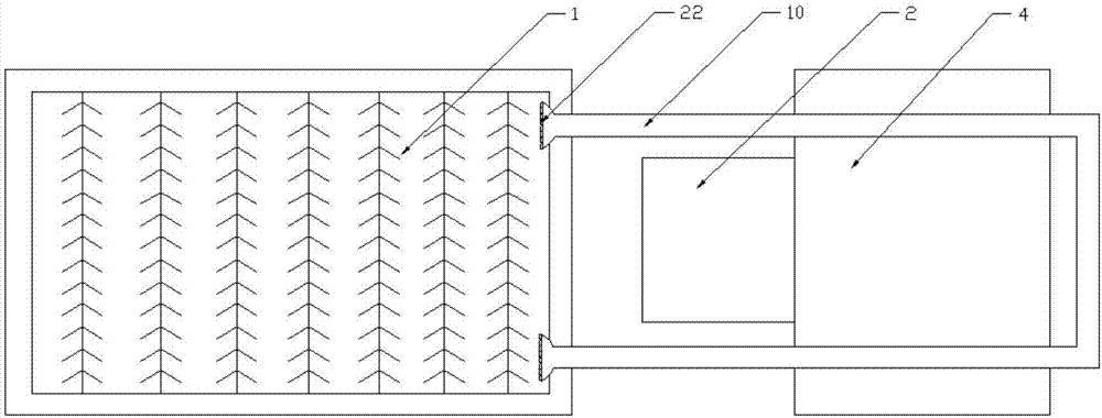 Novel sewage treatment circulating device for agricultural irrigation