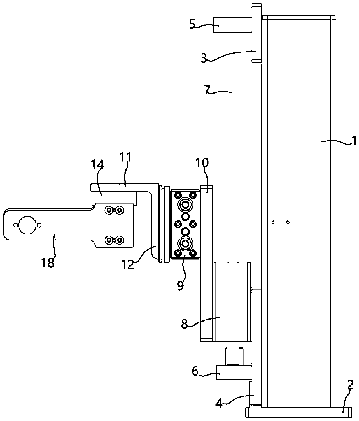 Furniture plate turnover device