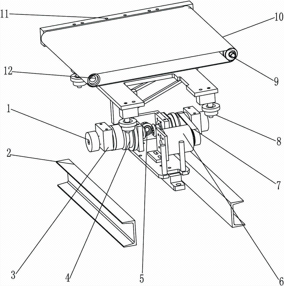 Conveying trolley