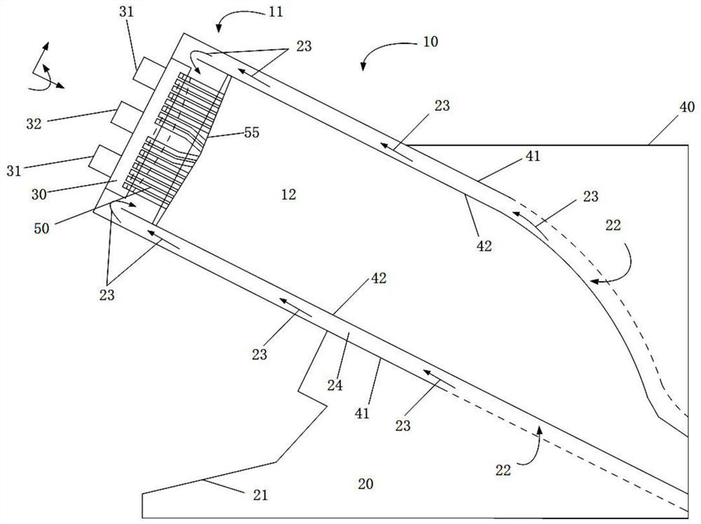 Micro-premixing combustion chamber used for natural gas turbine and applied to wet air circulation