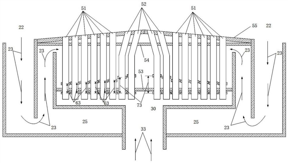 Micro-premixing combustion chamber used for natural gas turbine and applied to wet air circulation