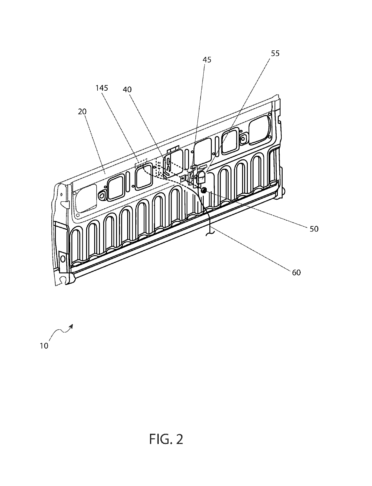 Tailgate lock controller