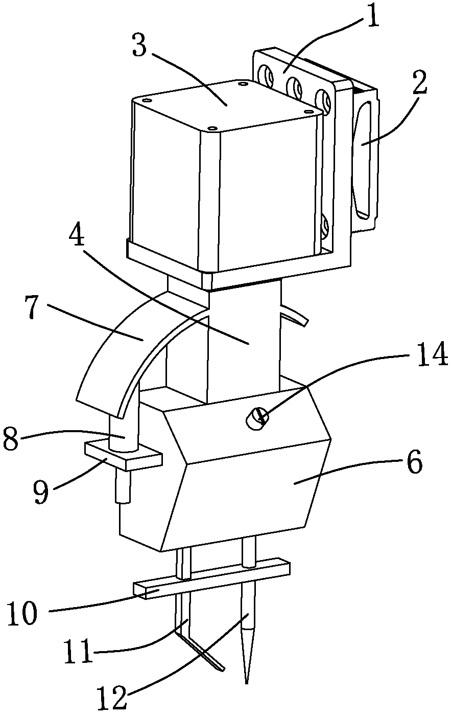 Assistant device for physically treating joint rheumatism