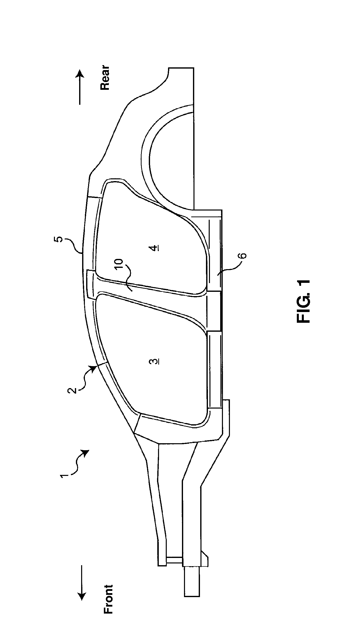 Vehicle-body side portion structure of vehicle