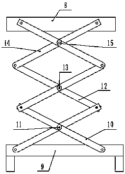 A rotary table for pottery molding with lifting function