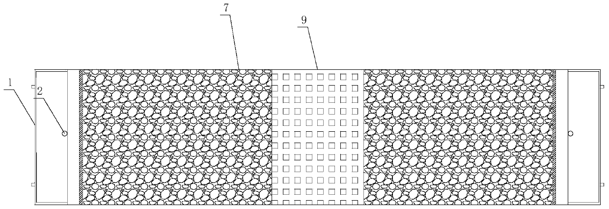 Roof rainwater garden system of sponge city