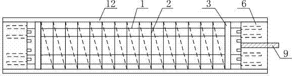 Production process of prestress FRP-rib (fiber reinforce plastic-rib) concrete pipe pile