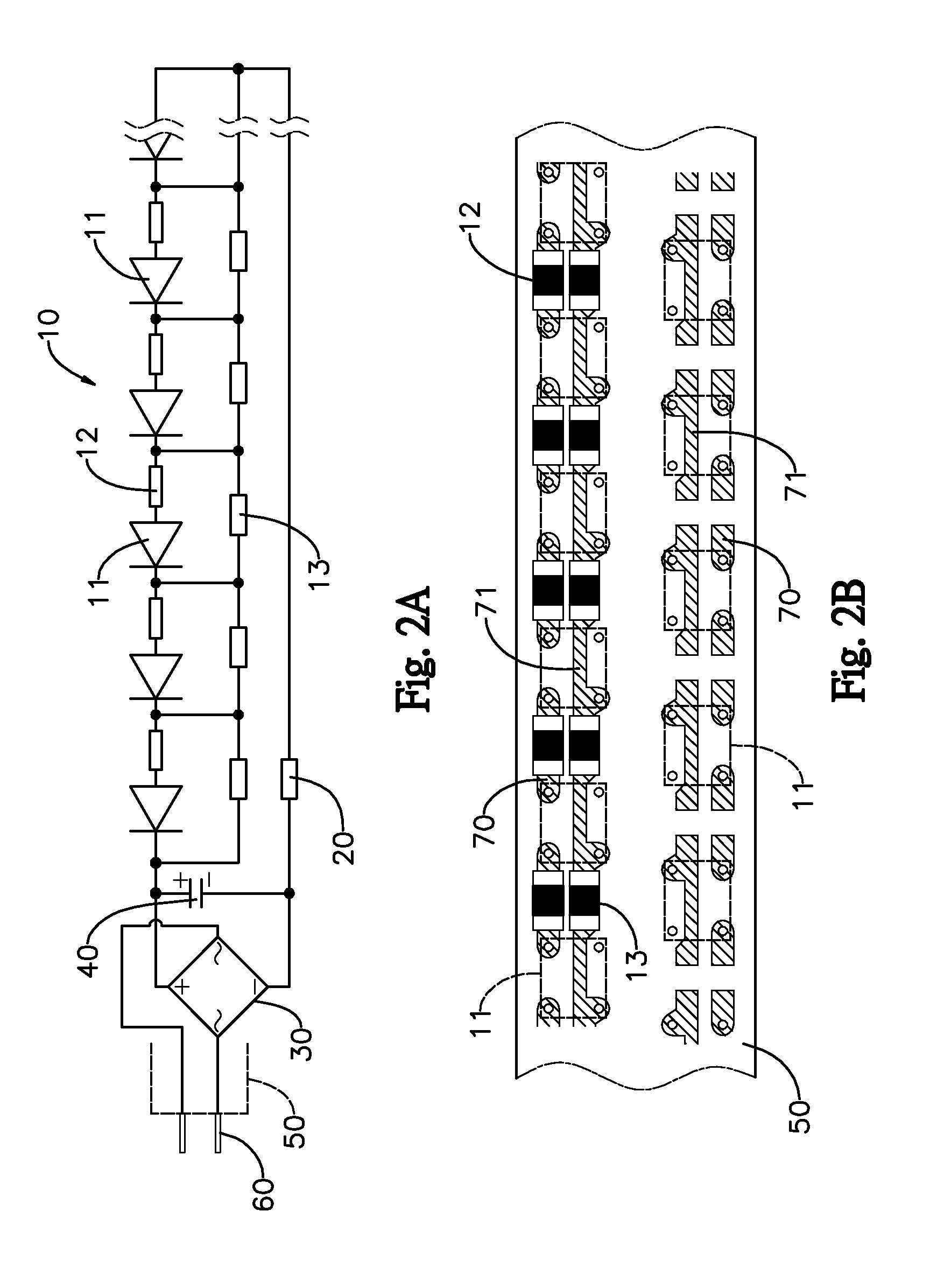 Circuit structure of light-emitting diode (LED) lamp