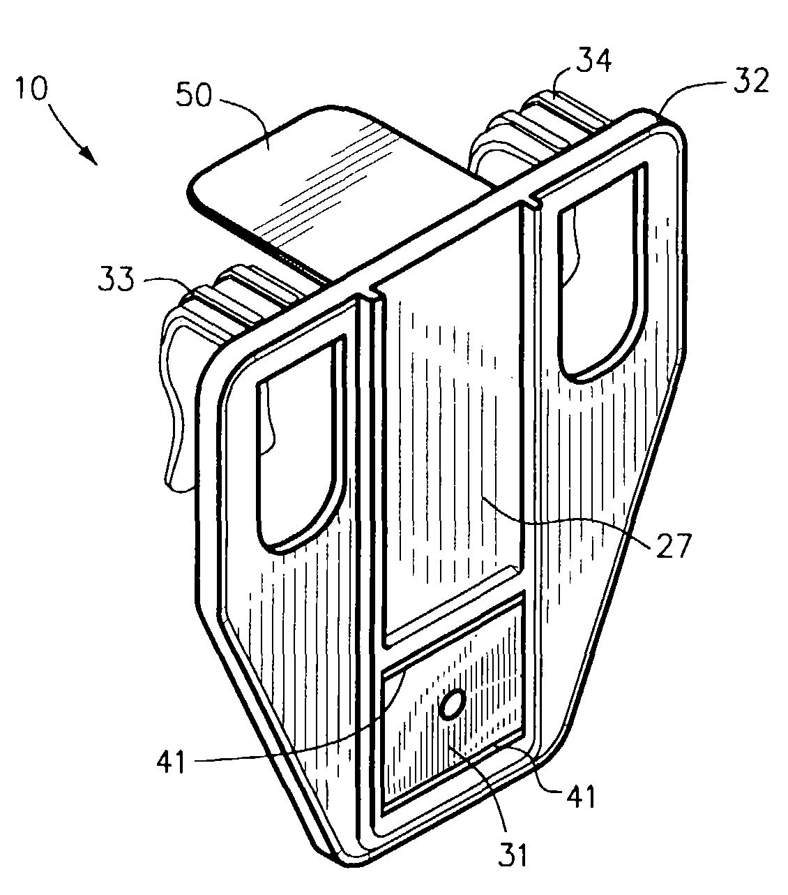 Paint brush clip