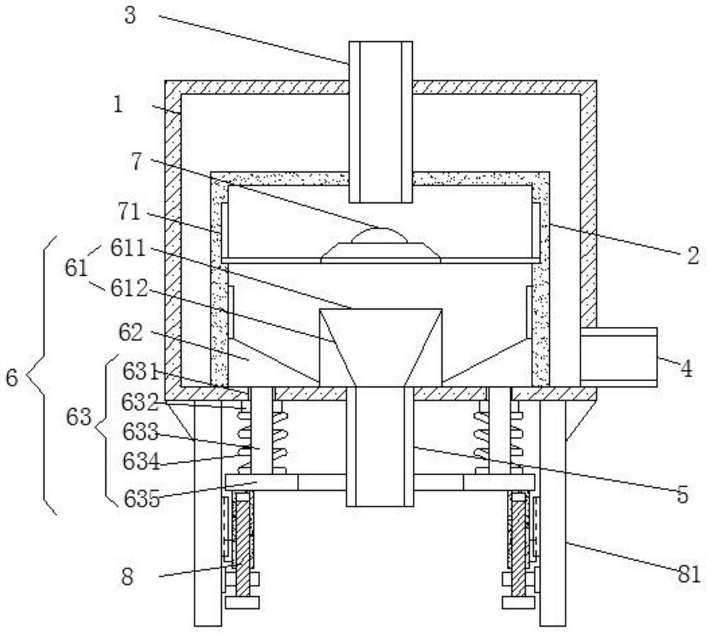 Solid-liquid separation filter tank for processing cleaning wastewater