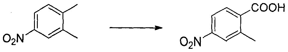 Nitric acid loop oxidation device and selective oxidation of dimethyl nitrobenzene in device