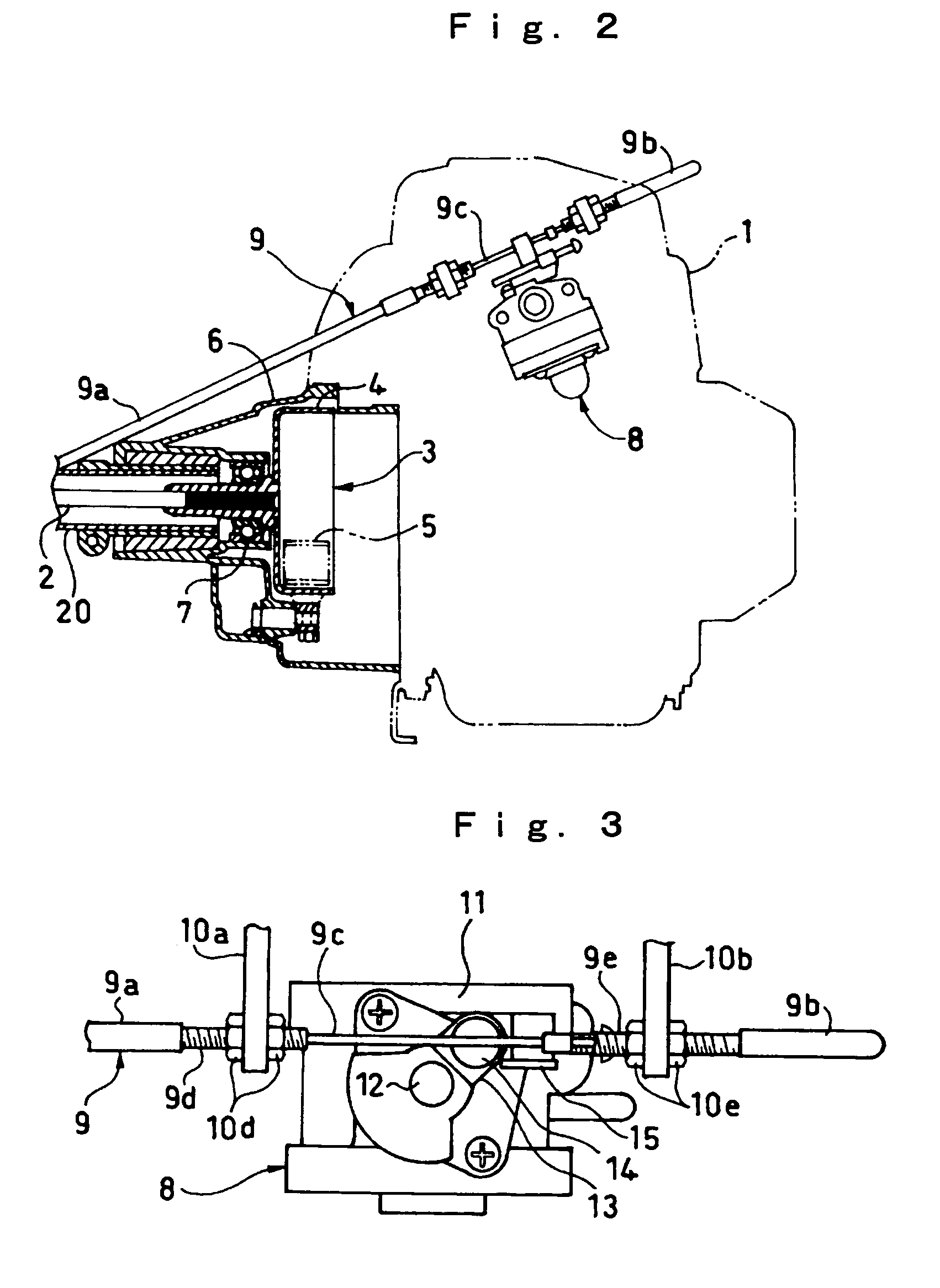 Engine revolution controller of working machine