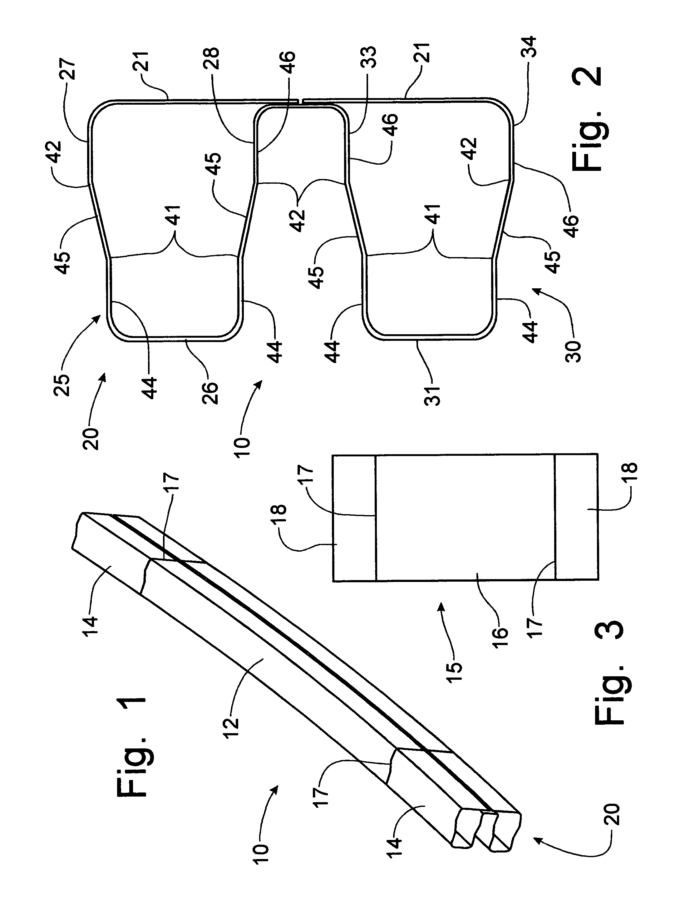 Bumper cross-section with hinges