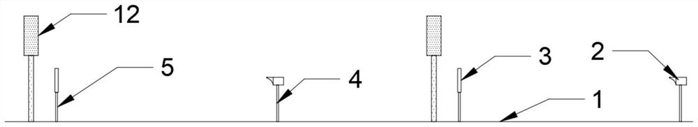 A road safety speed limit prompt system and method based on visibility analysis