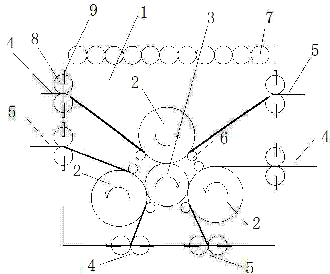 Wallpaper printing device