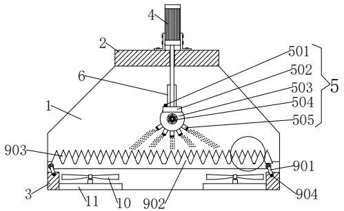 A kind of inorganic fiber material automatic spraying system and method