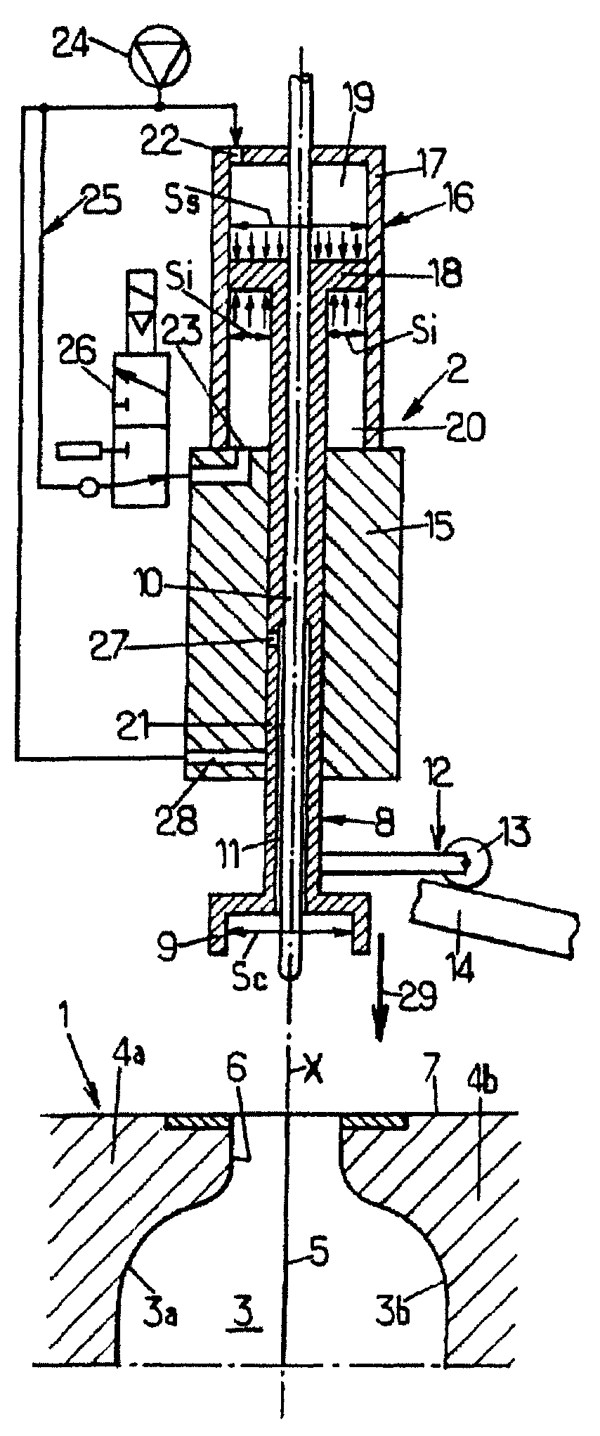 Device for moulding thermoplastic containers by blow-moulding or stretch blow-moulding