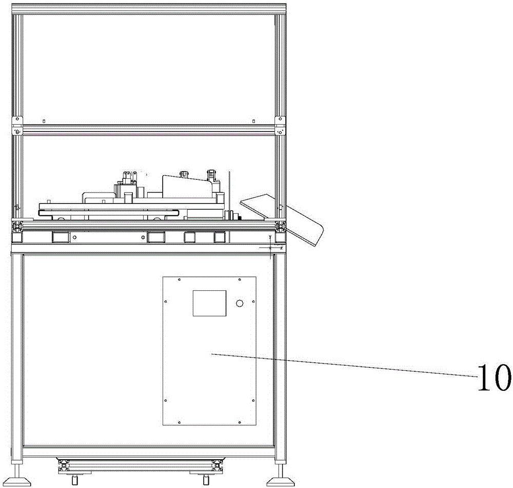 Automatic reciprocating type sprue removing saw bed and material-handle removing method