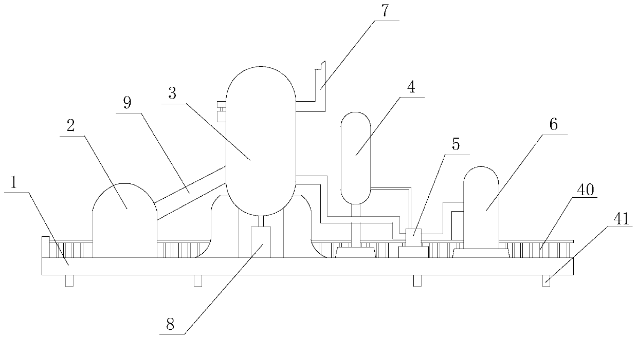 Centrifugal device for producing modified polyamide resin