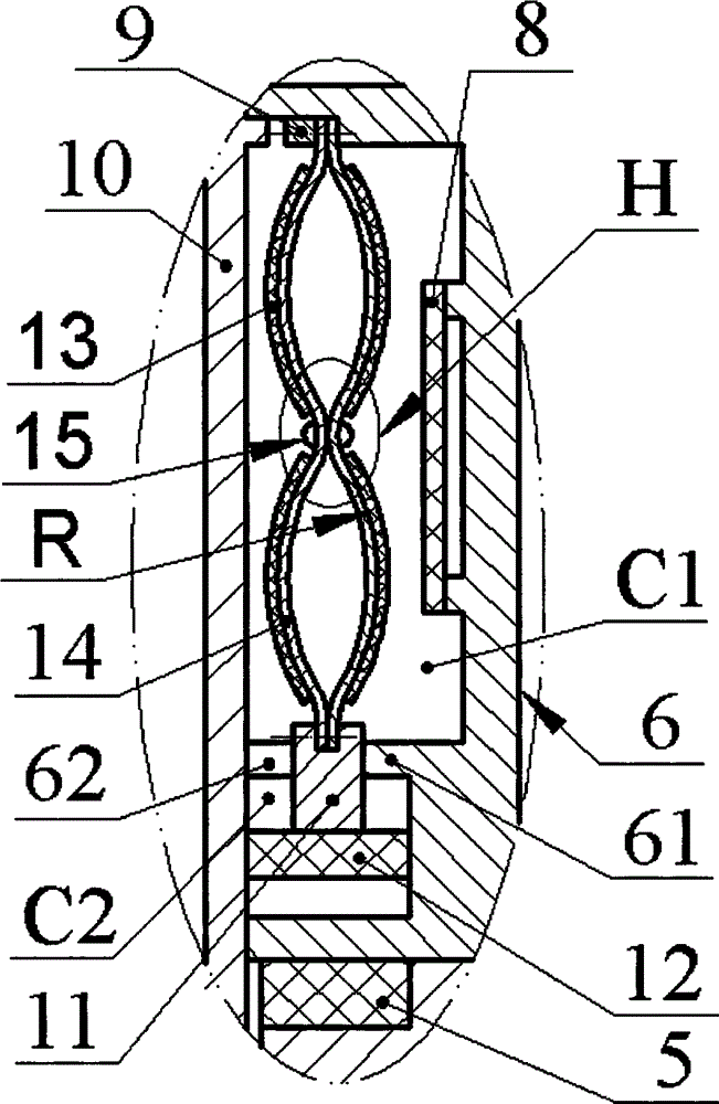 Large-scale self-monitoring conical roller bearing for generator