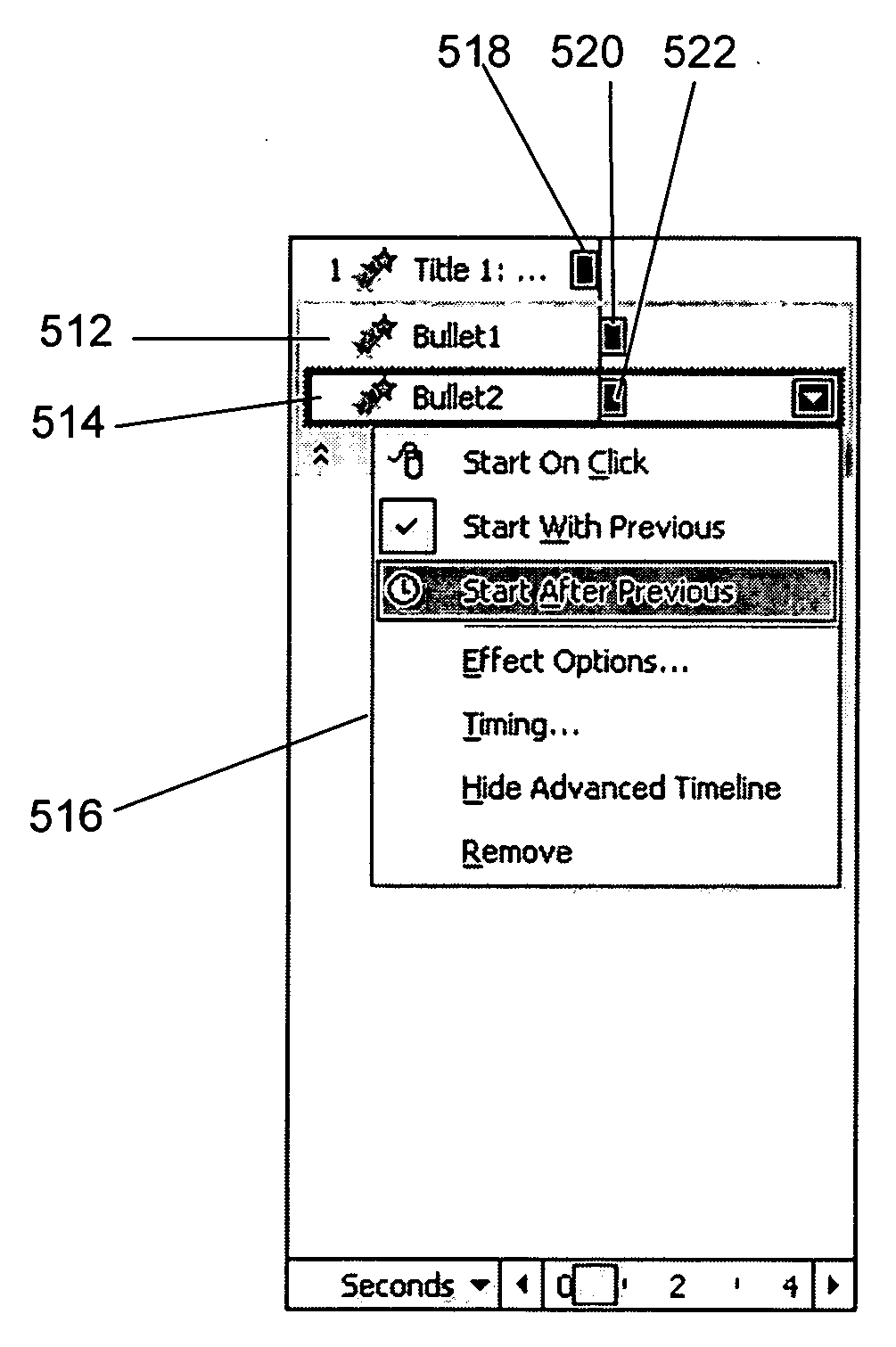 Integrated timeline and logically-related list view