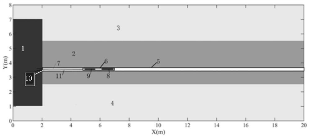 Method for detecting coal seam roof and floor interface by using borehole radar in underground coal mine