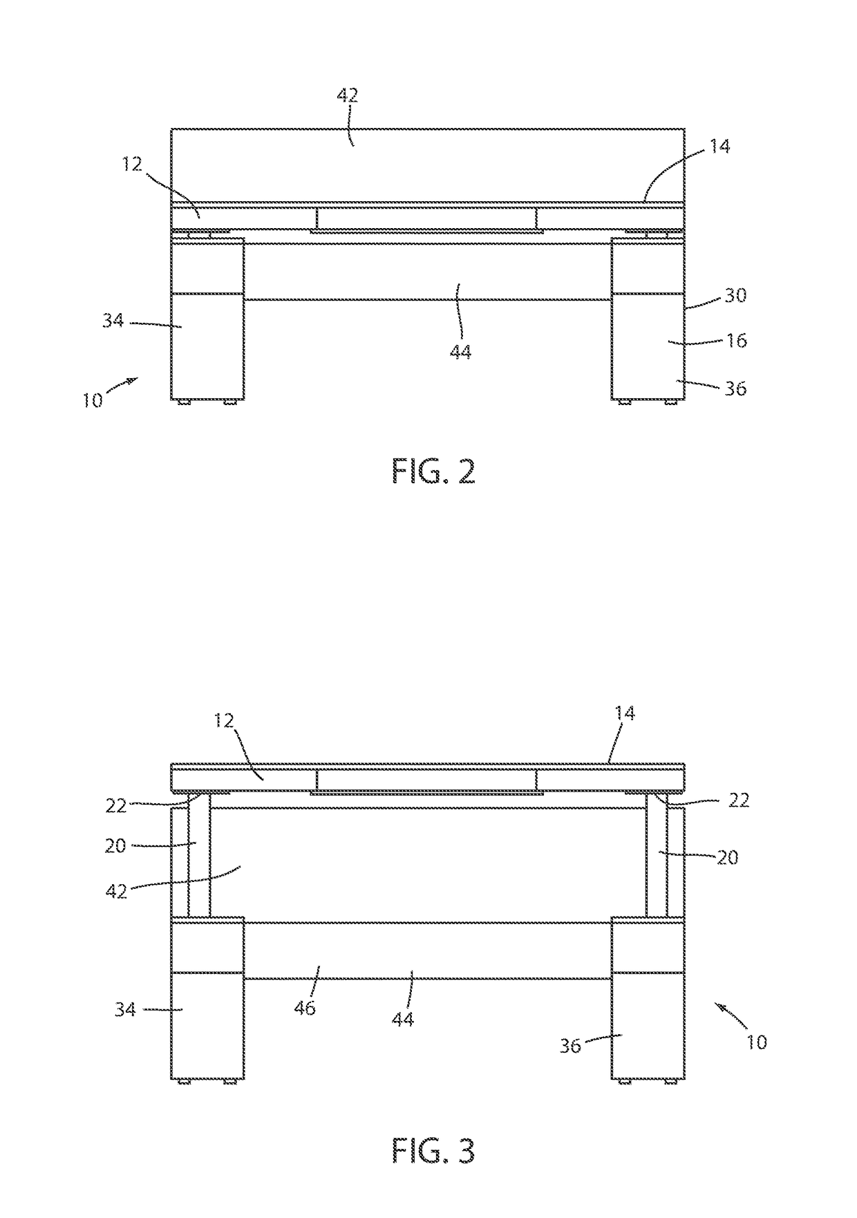 Height adjustable desk system