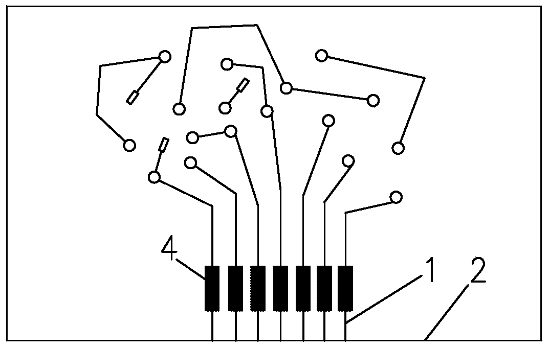 A kind of manufacturing method of gold-plated finger board