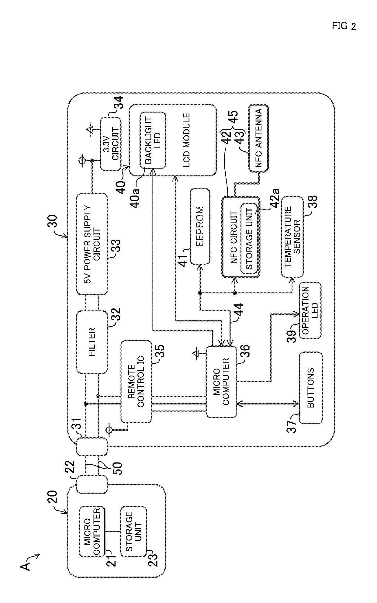 Remote control for air conditioner and air conditioner provided with same