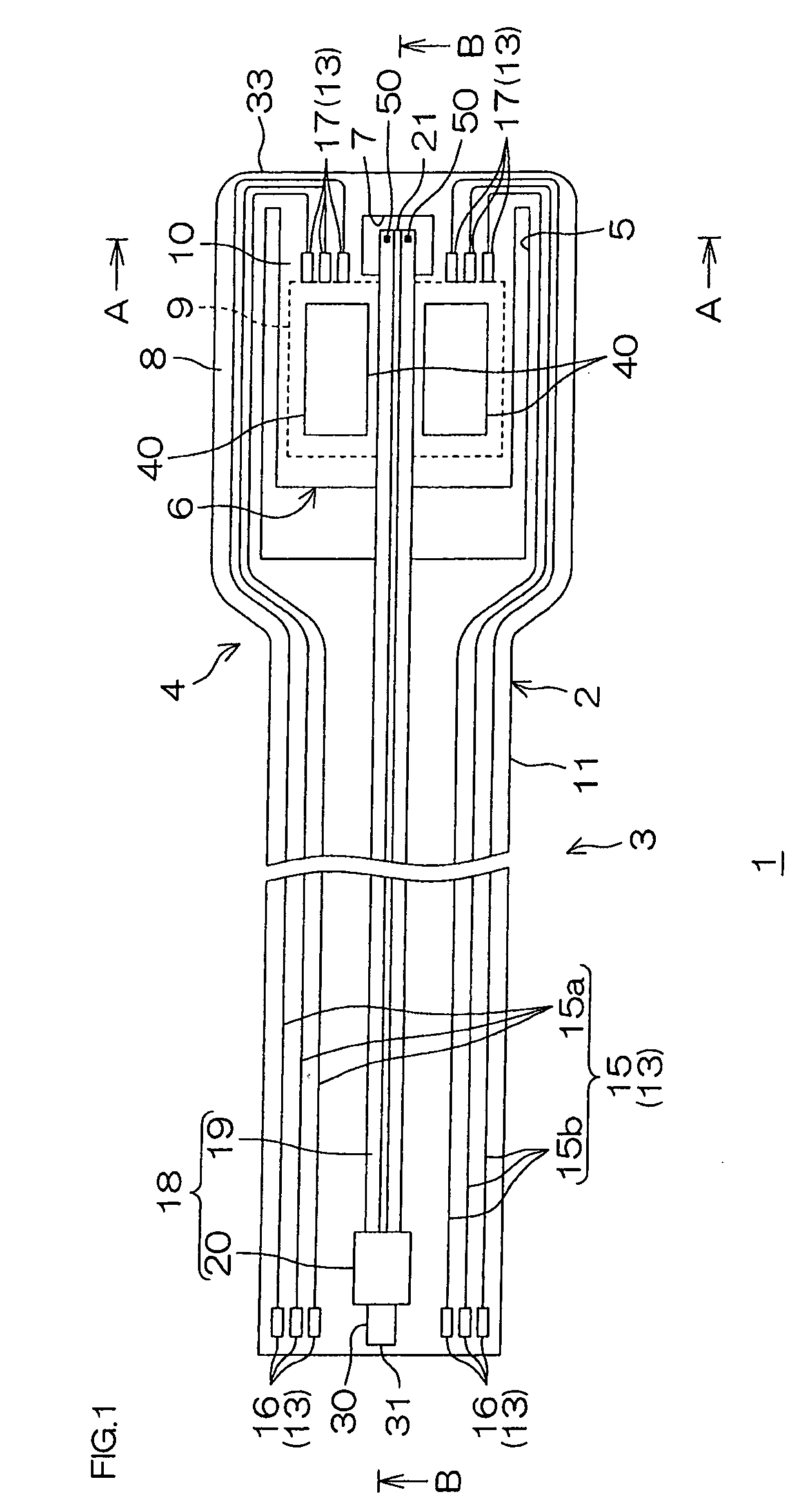 Suspension board with circuit