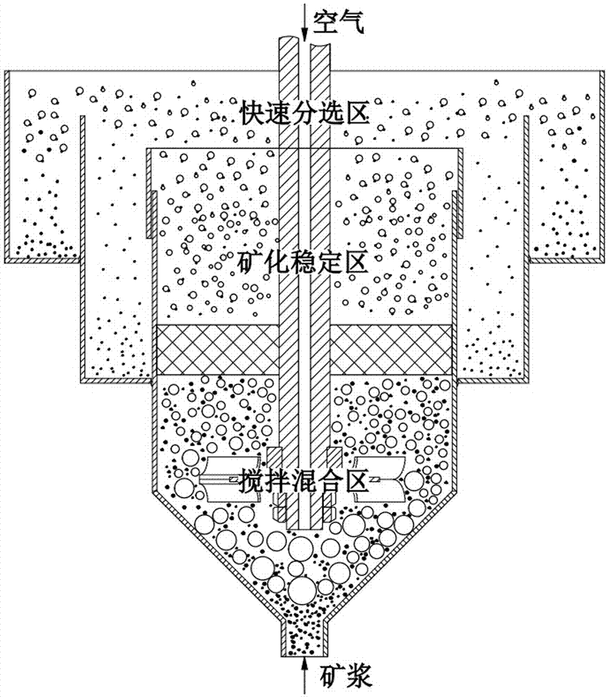 Coarse grain flotation machine