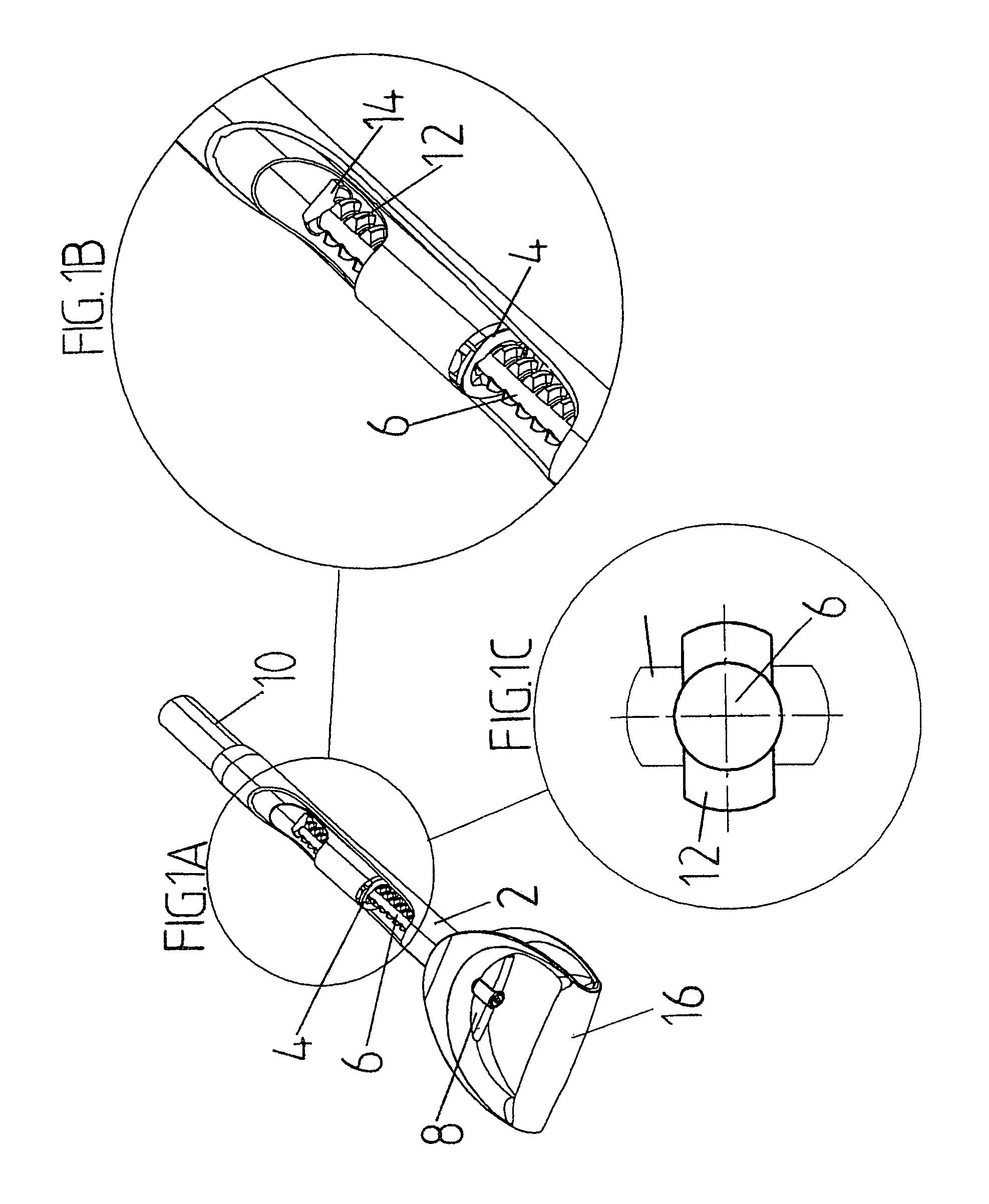 Shaft of a tool or the like