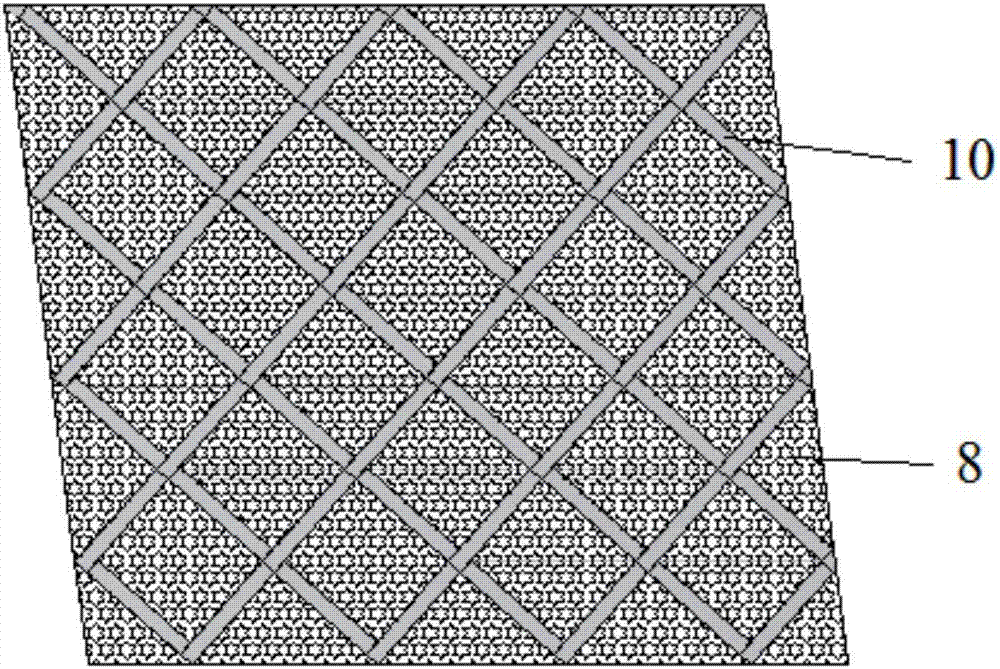 Ecological-type combined revetment for road runoff pollution treatment and construction method thereof