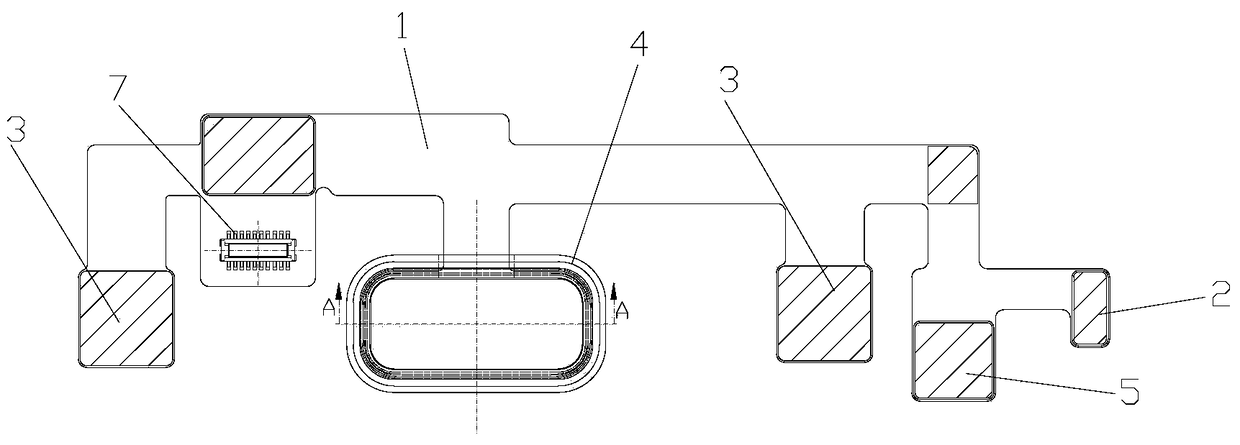 Multifunctional group key structure and smart phone