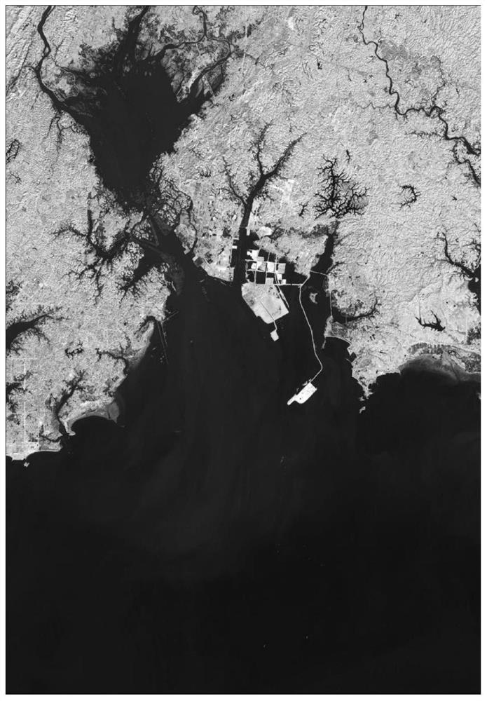 Remote sensing-based estuary coast hydrodynamic information enhanced display method