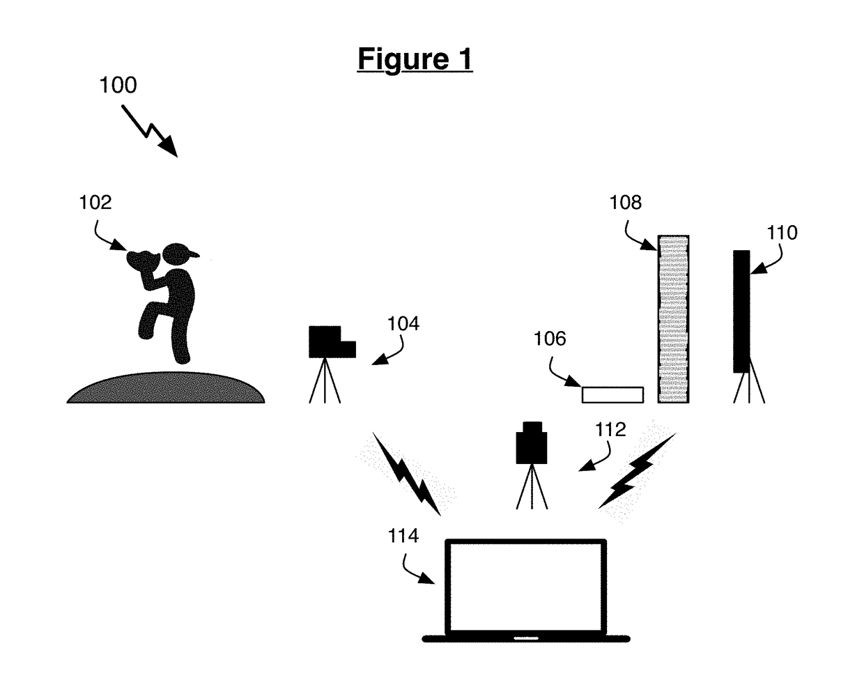 Athletic performance by tracking objects hit or thrown at an electronic display