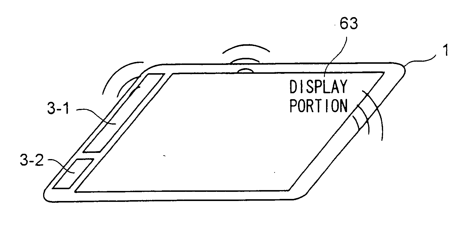 Card-type sound apparatus and electronic appliance provided therewith