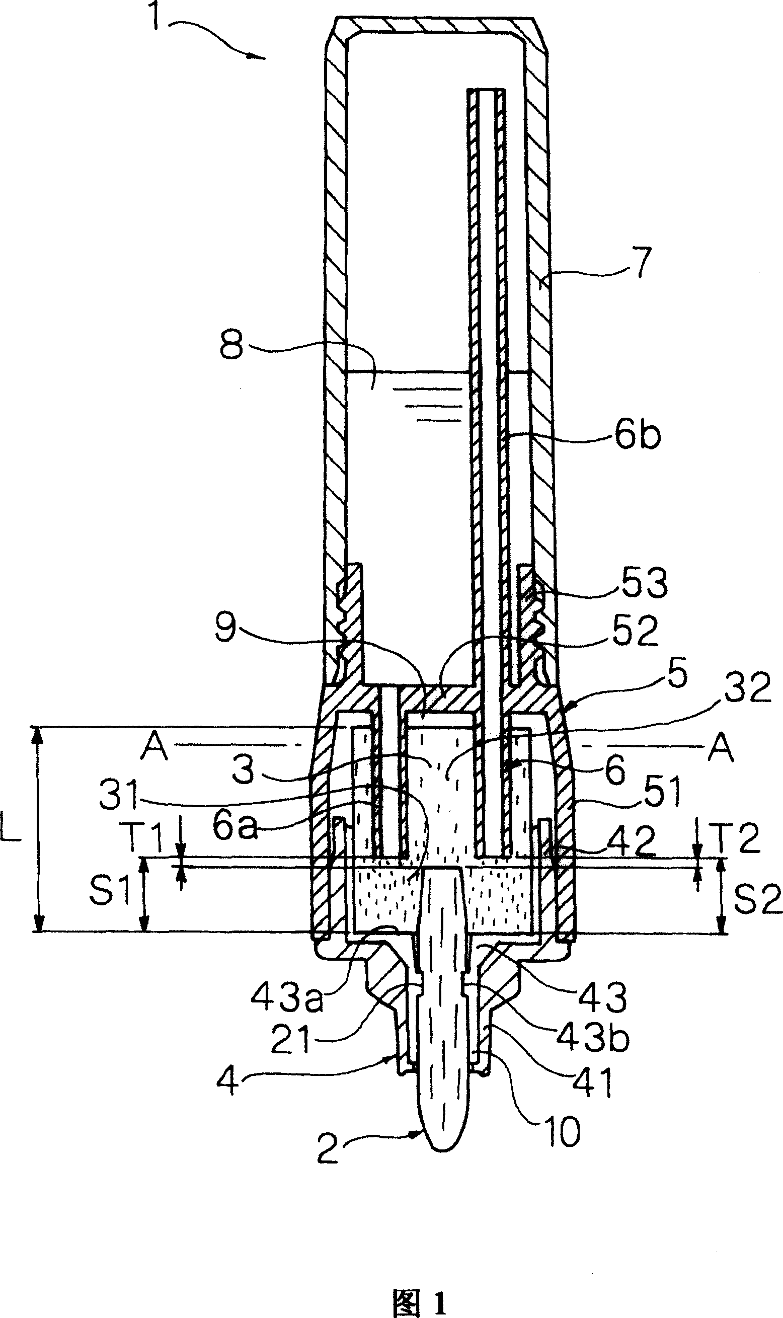 Direct-fluid-supply writing implement