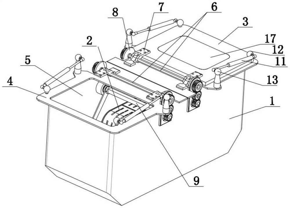 Biological safety type liquid tank transfer window