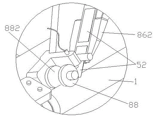 Strip-type workpiece film-sticking mechanism