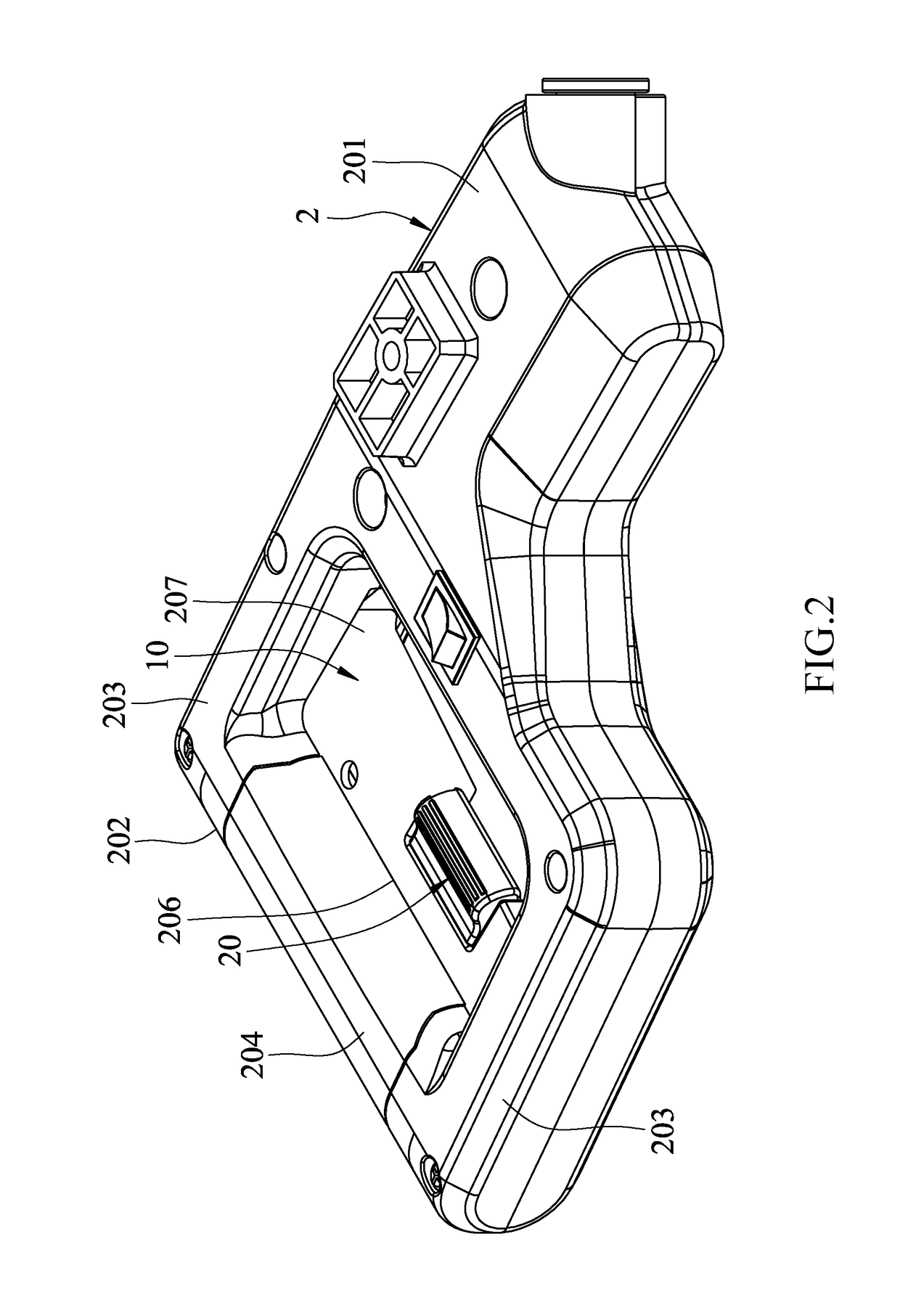 Safety lock mechanism for trigger switch handle of miter saw